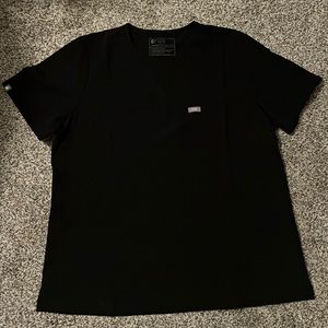 Figs, Black womens catarina freed one pocket scrub top